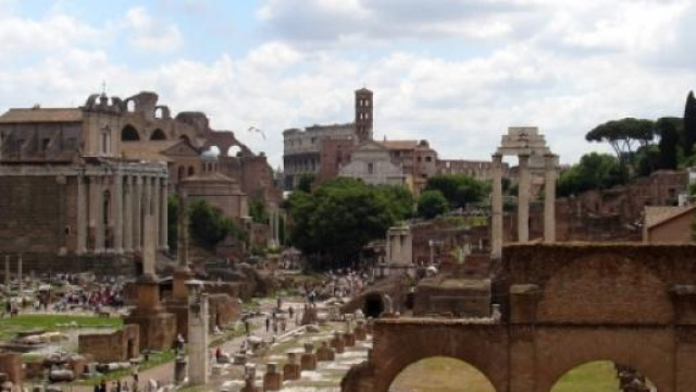 Vista dei Fori Imperiali di Roma