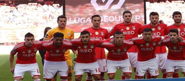 Onze do jogo Benfica-Nacional. Onze do jogo Benfica-Nacional.