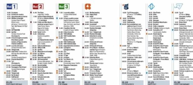 Programmi in prima serata venerdì 24 aprile 2015 Programmi in prima serata venerdì 24 aprile 2015