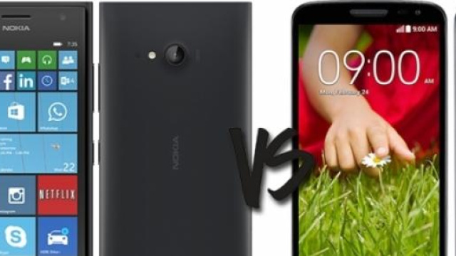 Nokia Lumia 735 vs LG G2 Mini