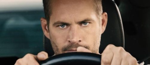 Paul Walker nelle riprese di Fast and Furious 7