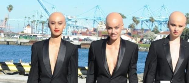 Glatzenlook bei GNTM - © ProSieben/Micah Smith Glatzenlook bei GNTM - © ProSieben/Micah Smith