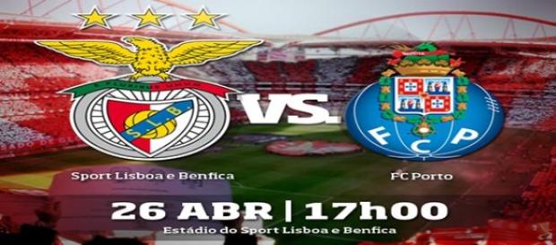 SL Benfica vs FC Porto, dia 26 de abril às 17h SL Benfica vs FC Porto, dia 26 de abril às 17h