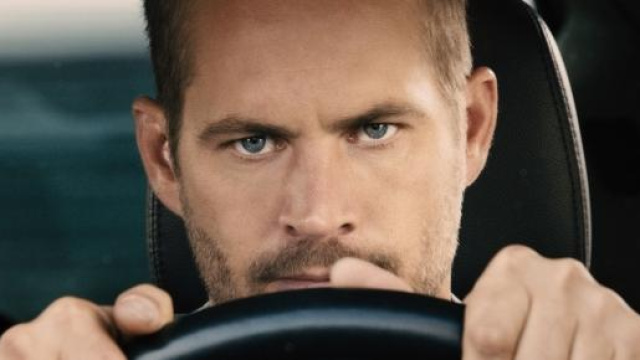 Paul Walker nelle riprese di Fast and Furious 7