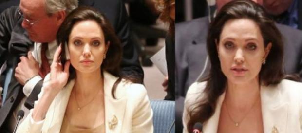 Angelina Jolie com discurso emocionado pró-Síria Angelina Jolie com discurso emocionado pró-Síria
