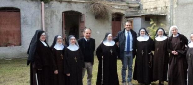 De Magistris visita il Monastero De Magistris visita il Monastero
