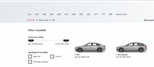 promozioni Audi A4 Bmw serie 3