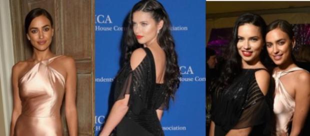 Irina Shayk e Adriana Lima deslumbrantes Irina Shayk e Adriana Lima deslumbrantes