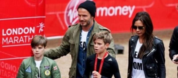 Os Beckham: Cruz, David, Romeo,Victoria e Brooklyn Os Beckham: Cruz, David, Romeo,Victoria e Brooklyn