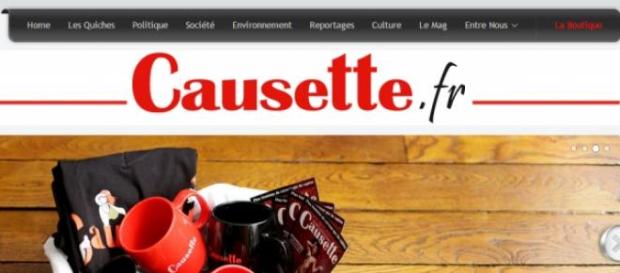 Capture d'écran du site Causette.fr Capture d'écran du site Causette.fr