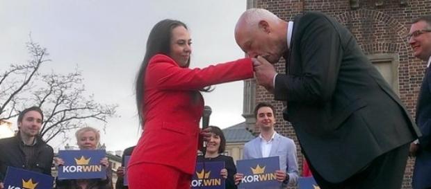 Janusz Korwin-Mikke w Krakowie, fot. B.Pajchert Janusz Korwin-Mikke w Krakowie, fot. B.Pajchert