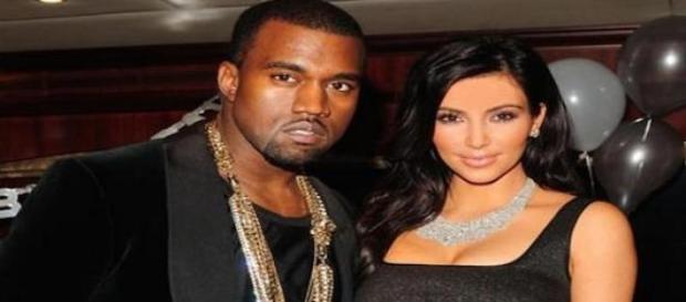 Kim Kardashian et son époux Kanye West. Kim Kardashian et son époux Kanye West.