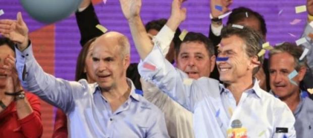 Los festejos en el bunker del PRO Los festejos en el bunker del PRO