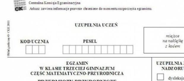 Arkusz: egzamin gimnazjalny 2015, mat. prasowy Arkusz: egzamin gimnazjalny 2015, mat. prasowy