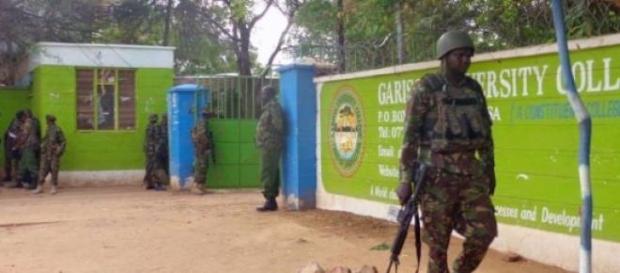 Campus di Garissa, colpito da un attentato. Campus di Garissa, colpito da un attentato.
