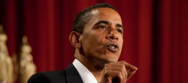 Obama fala em acordo histórico com Teerão. Obama fala em acordo histórico com Teerão.
