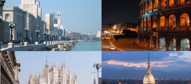 Rischi in aumento per Bari, Torino, Roma e Milano Rischi in aumento per Bari, Torino, Roma e Milano