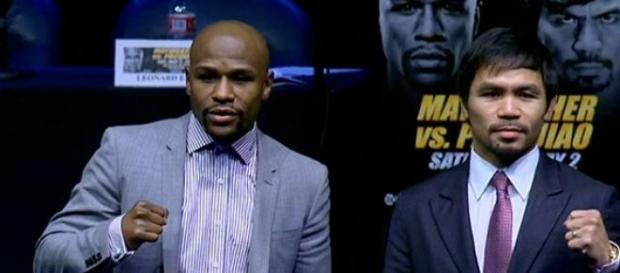 Floyd Mayweather und Manny Pacquiao Floyd Mayweather und Manny Pacquiao