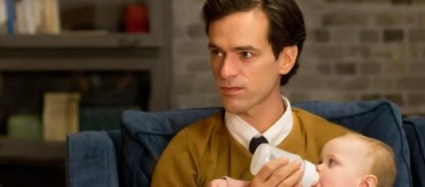 O ator Roman Duris, que vive David e Virginia O ator Roman Duris, que vive David e Virginia