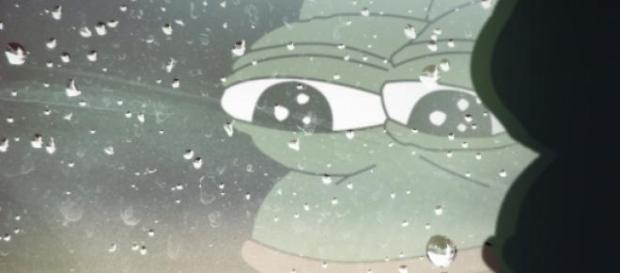 Żaba pepe, popularny mem na 4chan Żaba pepe, popularny mem na 4chan