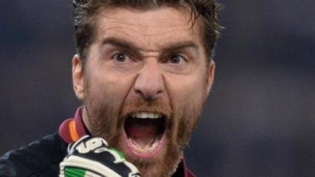 Morgan De Sanctis, portiere della Roma.