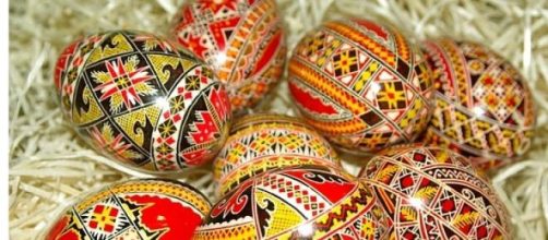 huevos de Pascua decorados de Rumania