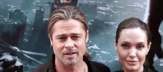Brad Pitt junto a Angelina luego de la operación Brad Pitt junto a Angelina luego de la operación