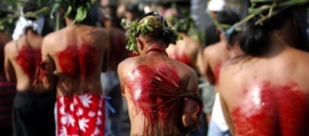 Comemoração da Páscoa nas Filipinas Comemoração da Páscoa nas Filipinas
