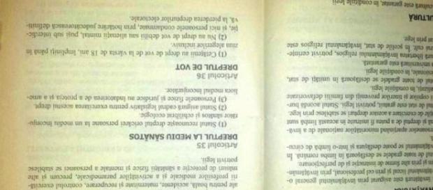 Legi cu susul în jos! (privite din unghiul corect) Legi cu susul în jos! (privite din unghiul corect)