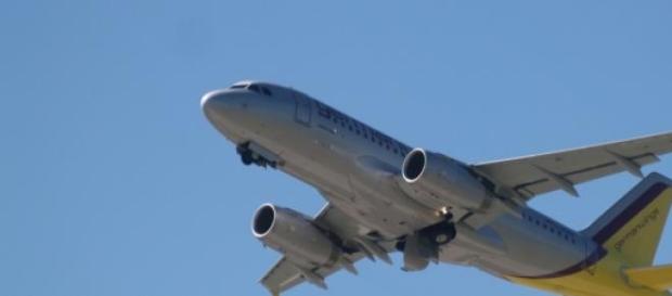 Airbus der German-Wings Fluglinie. Airbus der German-Wings Fluglinie.