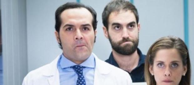 Algunos de los actores de "Allí abajo" Algunos de los actores de "Allí abajo"