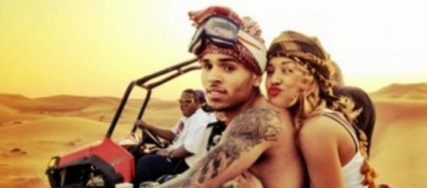 Chris Brown y Karrueche Tran Chris Brown y Karrueche Tran