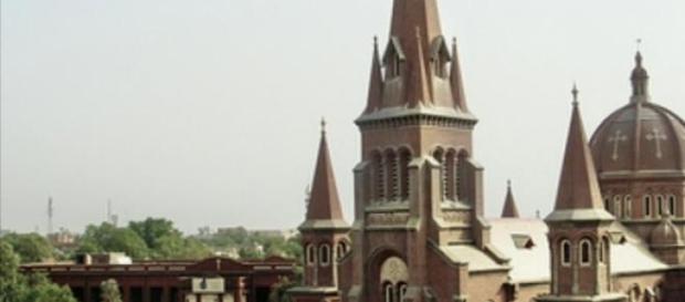 Church in Karachi - Easter celebrations. Church in Karachi - Easter celebrations.