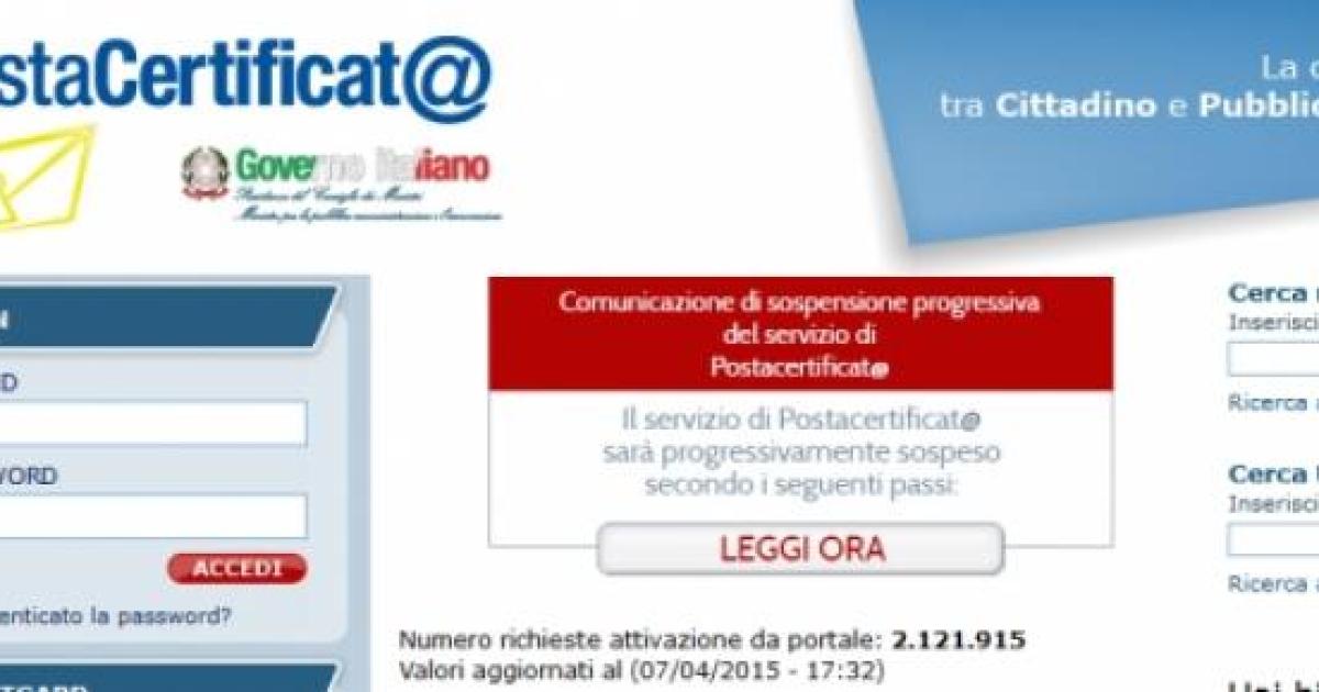 Pec Sospesa Entro Quando Si Deve Attivare La Nuova Casella Per Avere 12 Mesi Gratis