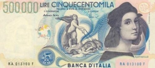 Banconota cinquecentomila lire