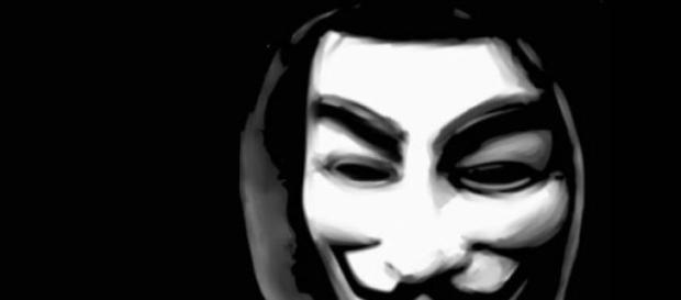 La máscara de Guy Fawkes es símbolo del grupo La máscara de Guy Fawkes es símbolo del grupo