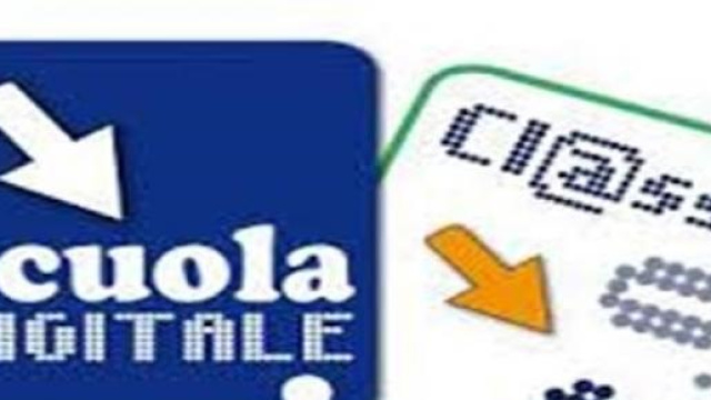 scuola digitale  immagine con simboli