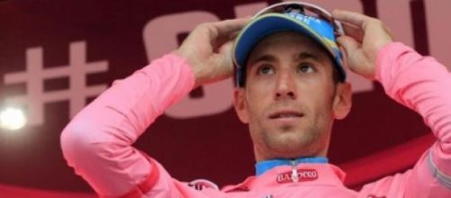 Nibali in maglia rosa al Giro d'Italia