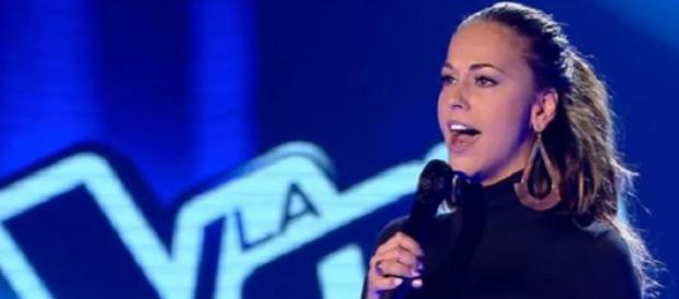 Nalaya en su actuación en 'La Voz' Nalaya en su actuación en 'La Voz'