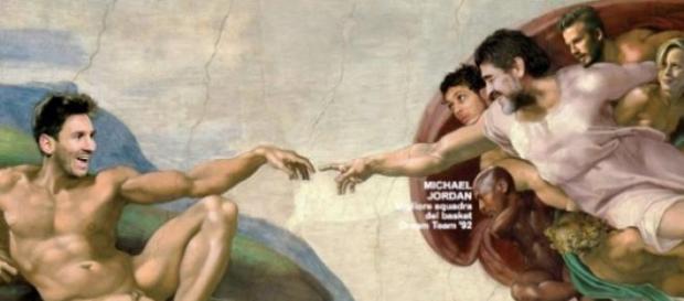 Lionel Messi y Diego Maradona en la cima del mundo Lionel Messi y Diego Maradona en la cima del mundo
