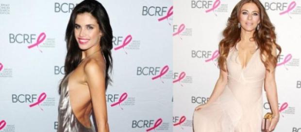 Sara Sampaio e Elizabeth Hurley Sara Sampaio e Elizabeth Hurley