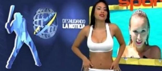 Yuvi Pallares com Danielle Chavez em fundo Yuvi Pallares com Danielle Chavez em fundo