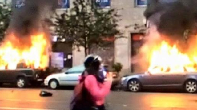 Le prime inquietanti immagini di Milano