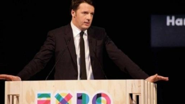 Matteo Renzi all'inaugurazione di Expo 2015