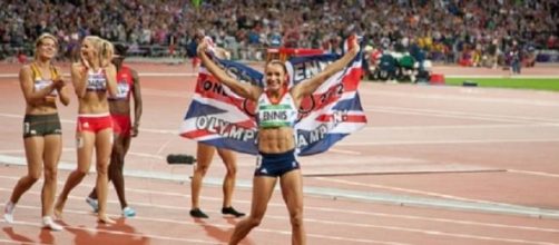 Jess Ennis-Hill returned to action in Manchester