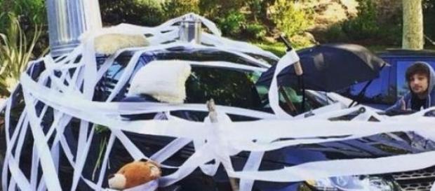 Assim ficou o carro de Niall Horan Assim ficou o carro de Niall Horan