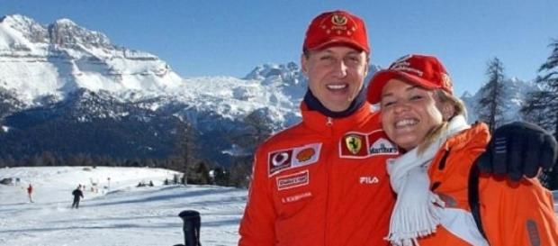 Michael si Corinna Schumacher la ski Michael si Corinna Schumacher la ski