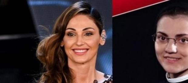 Anna Tatangelo e suor Cristina Libera Anna Tatangelo e suor Cristina Libera