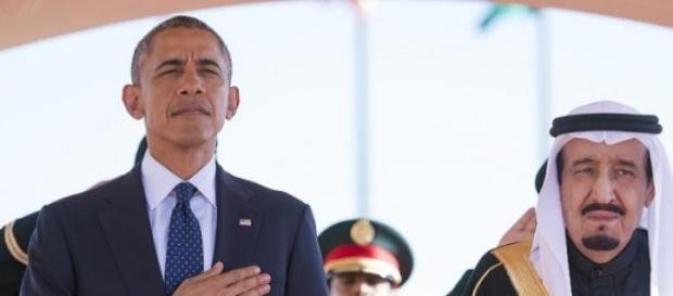 Barack Obama e Salman bin Abdulaziz Barack Obama e Salman bin Abdulaziz