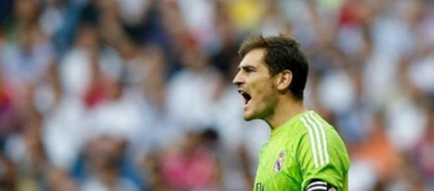 Casillas, en un partido del Real Madrid Casillas, en un partido del Real Madrid